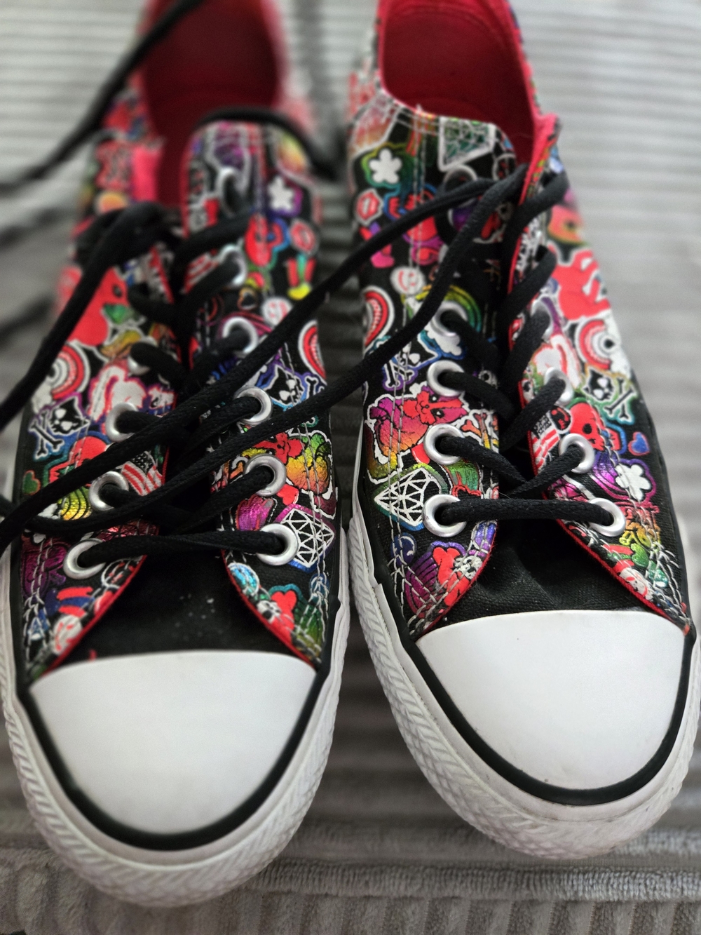 Converse All Star Black My Little Pony Skull Limited Edition, Size 8 (Women's)